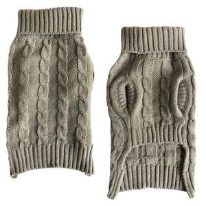 Casual Canine Cable Knit Dog Sweater